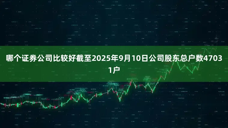 哪个证券公司比较好截至2025年9月10日公司股东总户数47031户